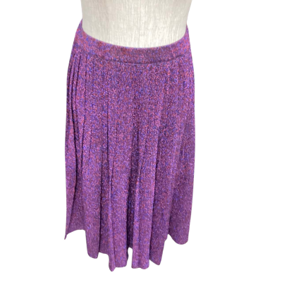 VIC - AND Sparkle Womens  Size 40 Pleated Skirt Multicoloured 