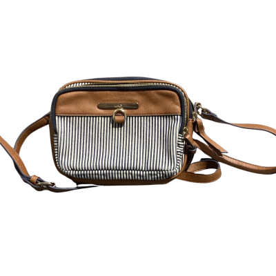 Jag Womens Cross Body Bag Blue / White Striped Handbags 2