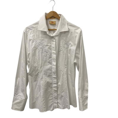 R.M. Williams Womens  Size 16 Long Sleeve Shirt White 