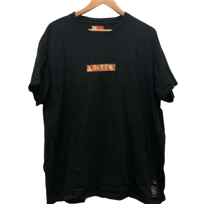  Loiter Mens  Size XL Black Shirt