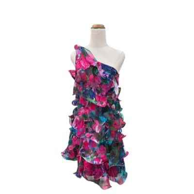  MARCHESA NOTTE Dress Size 2 Multicoloured 