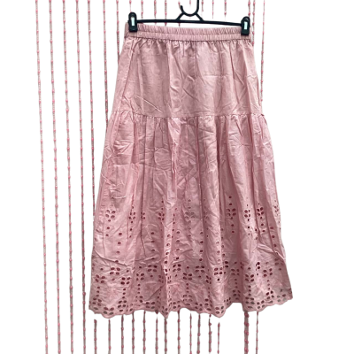 Capture Womens Size 12 Petal Pink Tiered Skirt  