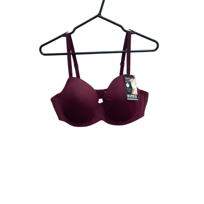 Bonds Womens Size 16D Maroon Full Busted T-Shirt Bra