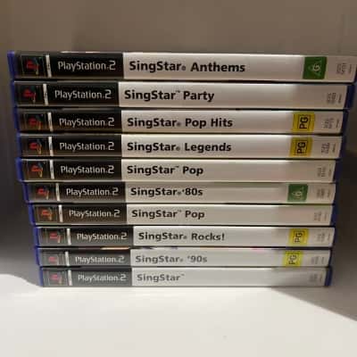 PS2 Bundle SingStar - 10 Games