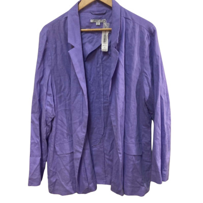 BNWT Suzanne Grae Size XL Purple Blazer Top