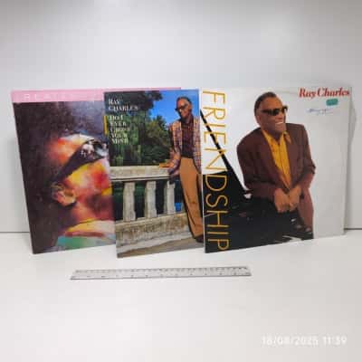 Ray Charles Vinyl Trio Bundle Owned 