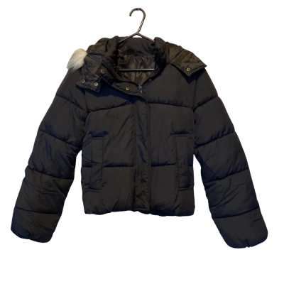 Jay Jays Womens Size 8 Puffer Jacket Black  