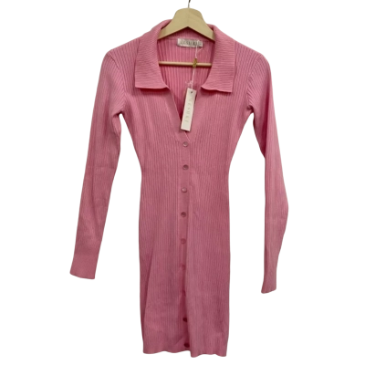 Meshki Womens  Size L Mini Dress Pink  