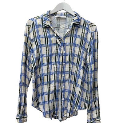 Skin and Threads Women's  Size 1 Button Up Top Blue / Green / Multicoloured / Yellow 