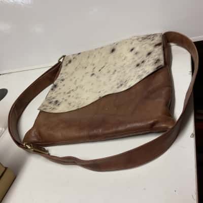  Womens Oran Handbag cow hide leather / Brown 