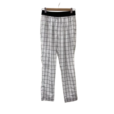Country Road Womens  Size 4 Straight Leg Pants White/ Black  / Pattern