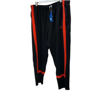 Adidas Mens  Size XXL Tracksuit Pants Black  / Orange 
