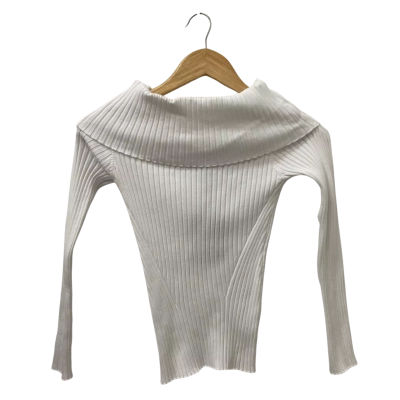 Decjuba Womens  Size S Off-the-shoulder Top White 