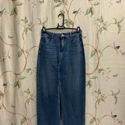  Halara Womens  Size M Denim Skirt / Maxi Skirt 