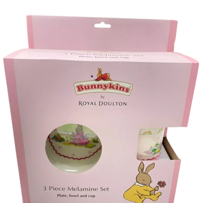 Bunnykins 3 piece Melamine Set