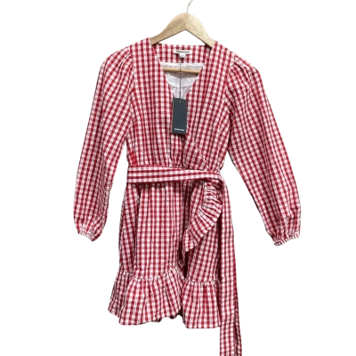 BNWT Country Road  Red Gingham Wrap Dress Teen Size 12