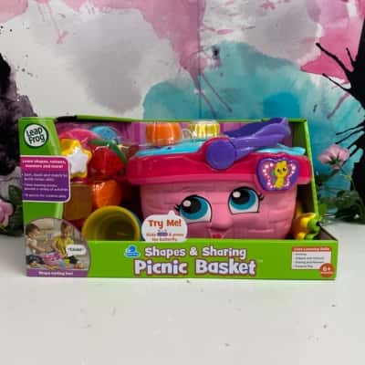 Leap Frog shapes & sharing picnic basket New