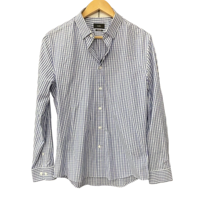 Saba Mens  Size S Checked Shirt Blue 