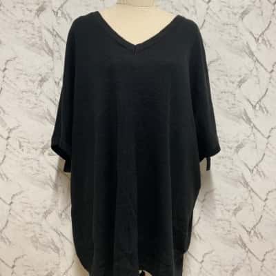 beme Womens Size S Black Top