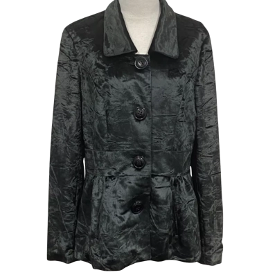  MINT Womens Winter Jacket - Size 14 - Faux Velvet 