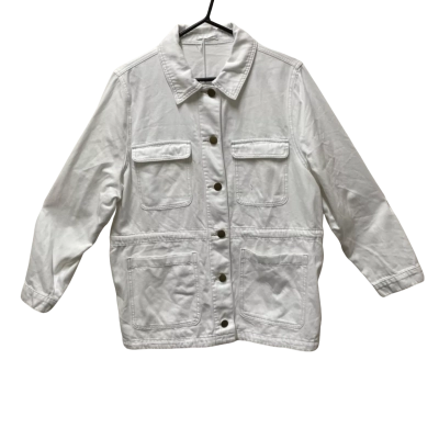 Regatta Tarra Bulga Denim Jacket Womens  Size 14 White 