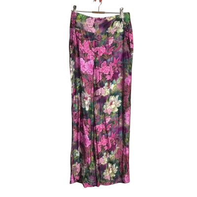  La Belle Designs Womens  Size S High Waisted Multicoloured Floral Print Pant