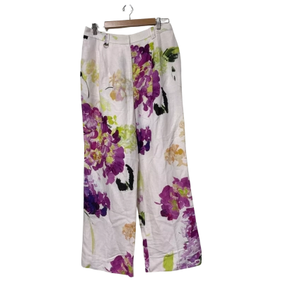 AJE Portray Relaxed Pant In Wild Hydranea BNWT  Size 12 Floral 