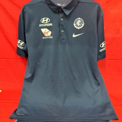 Carlton Blues AFL Nike On-Field Team Gear Polo Shirt