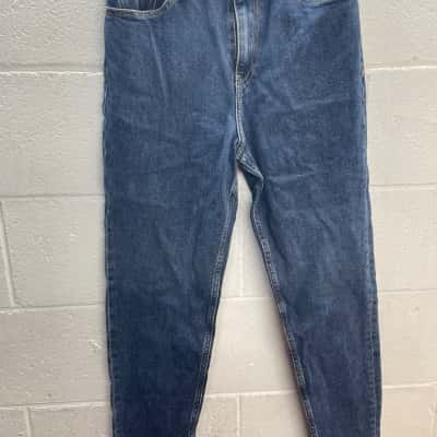 Calvin Klein Jeans Womens  Size 27 Mom Jeans Blue 