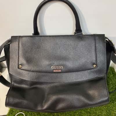 Guess Womens Black  satchel bag