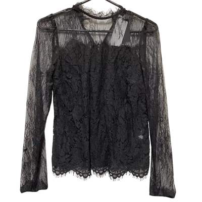 Portmans Womens  Size 6 Black  Shirt