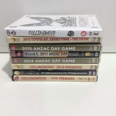 Collingwood AFL DVD’s x8