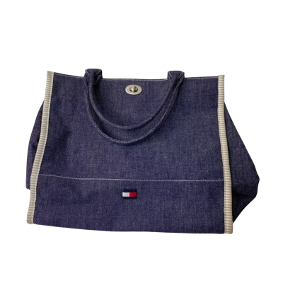 Tommy Hilfiger Denim Tote Bag Womens Navy Blue 