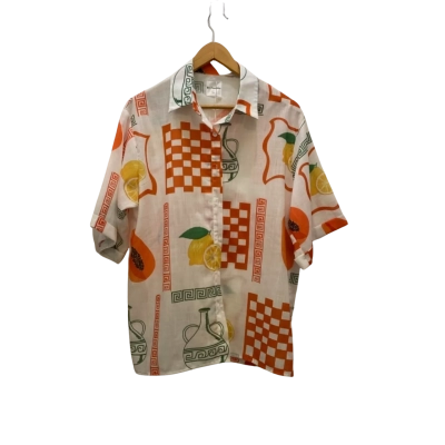By Frankie Women's Size L Amalfi Pant Set Multicoloured / White 
