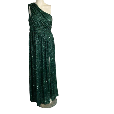  Womens  Size XL Cocktail Dress Green 