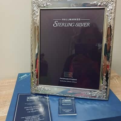 Hallmarked Carrs Sterling Silver plated Frame 