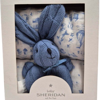 Baby Sheridan - Alodie Baby Wrap Set/ Bunny - New. 