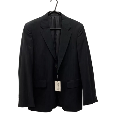 Ponti Mens  Size 34R multi stripe Suit Jacket Black  