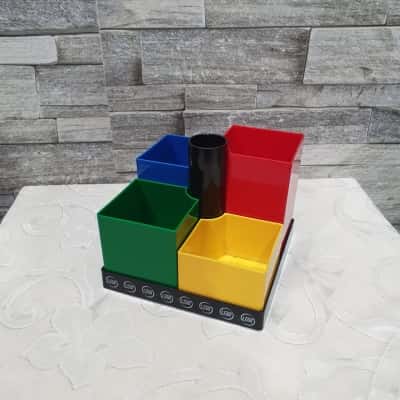 lego rotating desktop stationery holder carousel