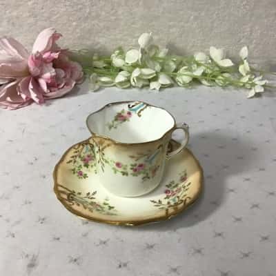 Vintage Radfordian Floral Pattern Porcelain Cup & Saucer