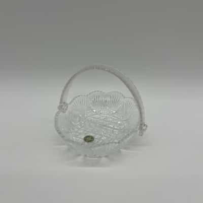 Vintage 'Hoya Glass' Mini Basket/Tray [B#07]