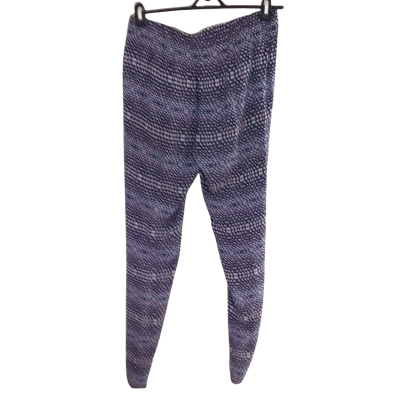 Witchery Womens  Size 8 Casual Pants Cream / Navy Blue / Pattern / Pink  / Purple 