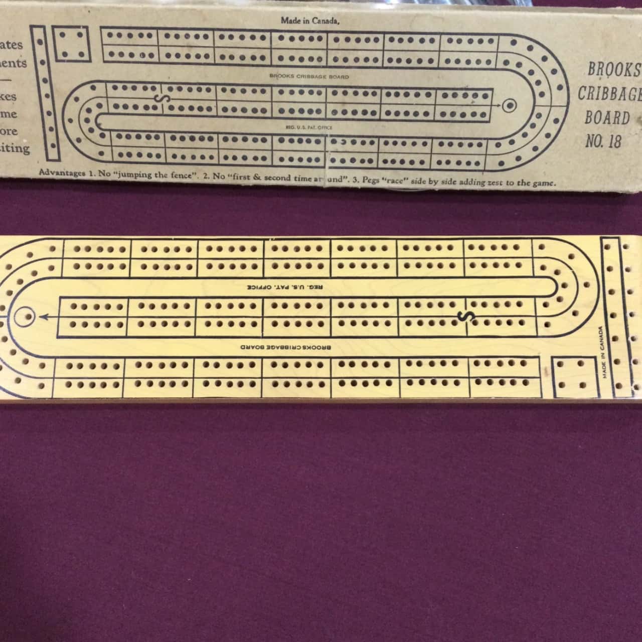 Cribbage, Game, Complete Pieces,