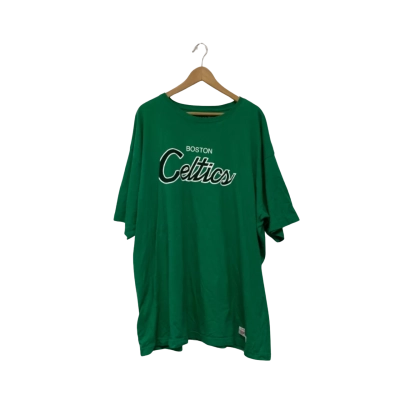 Mitchell & Ness Mens Boston Celtics Short Sleeve Traditional Fit T Shirt Size XXXL Green 