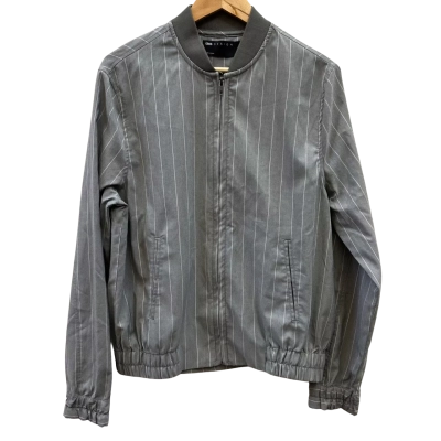 Asos Design Mens Size S Grey Bomber Jacket