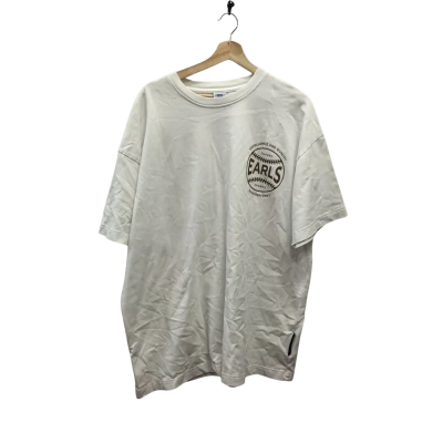  Earls Collection Mens  Size XL Short Sleeve T-shirt White 