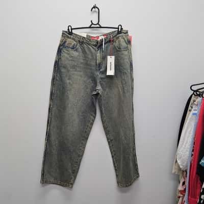  Worship Mens big baggy Jeans Blue 
