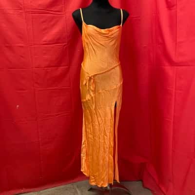 Mossman Womens  Size 12 Orange Dress