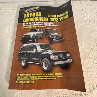 Max Ellery Vehicle Manual - Toyota Land cruiser - Diesel 1972-1990 