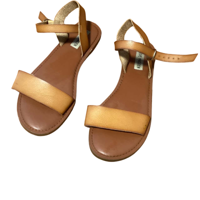 Steve Madden leather sandal  Size 8 Brown 